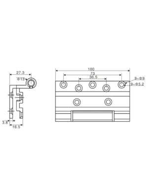 合頁 DH018 (多色) - Image 3