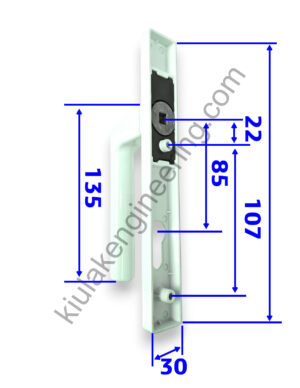 KLD01 鋁門把手 (多色) - Image 3